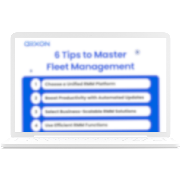 6 Tips to Master Fleet Management with laptop